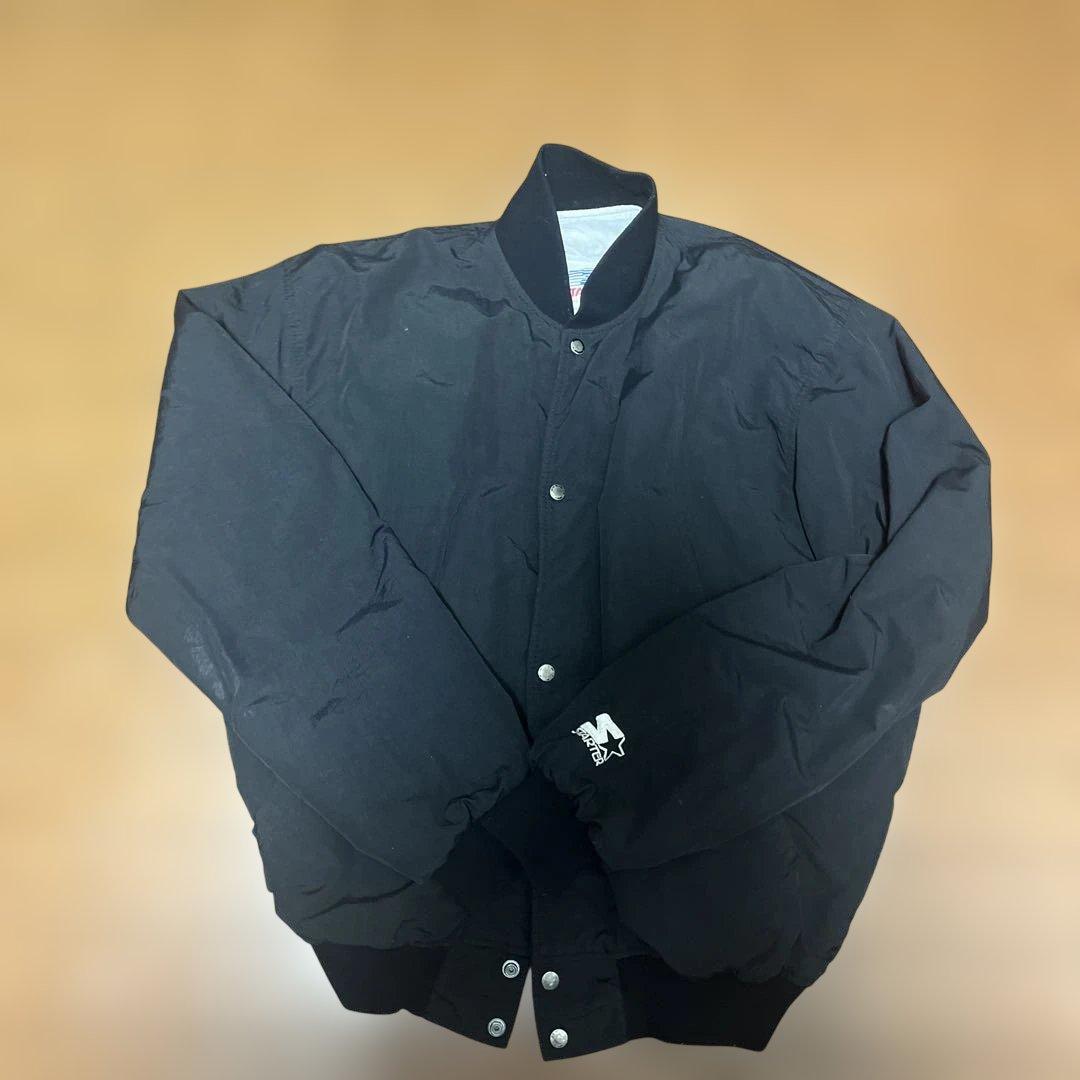 STARTER ブラック MA-1ジャケット XL