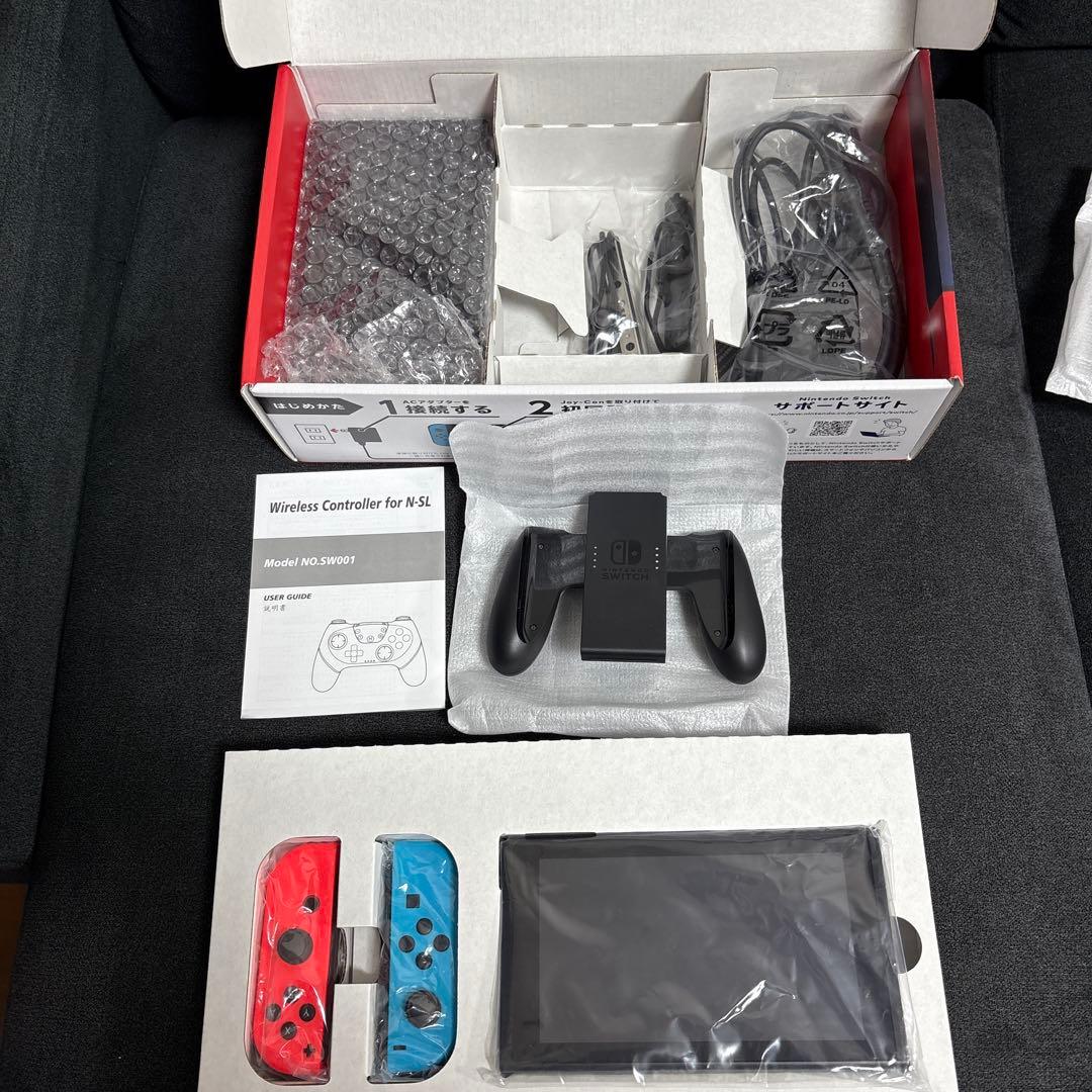 早い者勝ちNintendo Switch 本体 + ゲーム2本セット