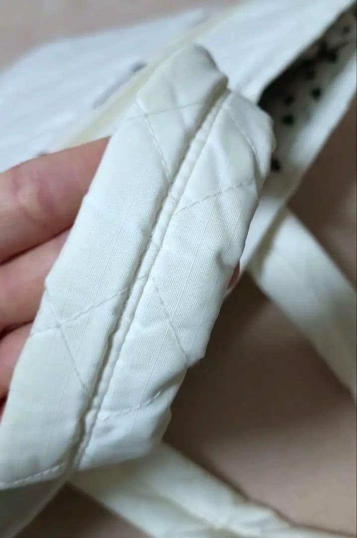 レスポ　神崎恵さんコラボ　トートバッグ　メレンゲホワイト　創立50周年記念バッグ