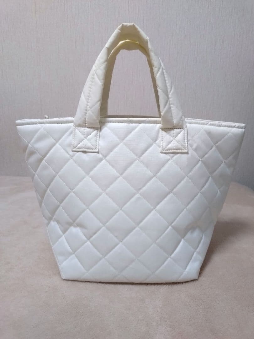 レスポ　神崎恵さんコラボ　トートバッグ　メレンゲホワイト　創立50周年記念バッグ