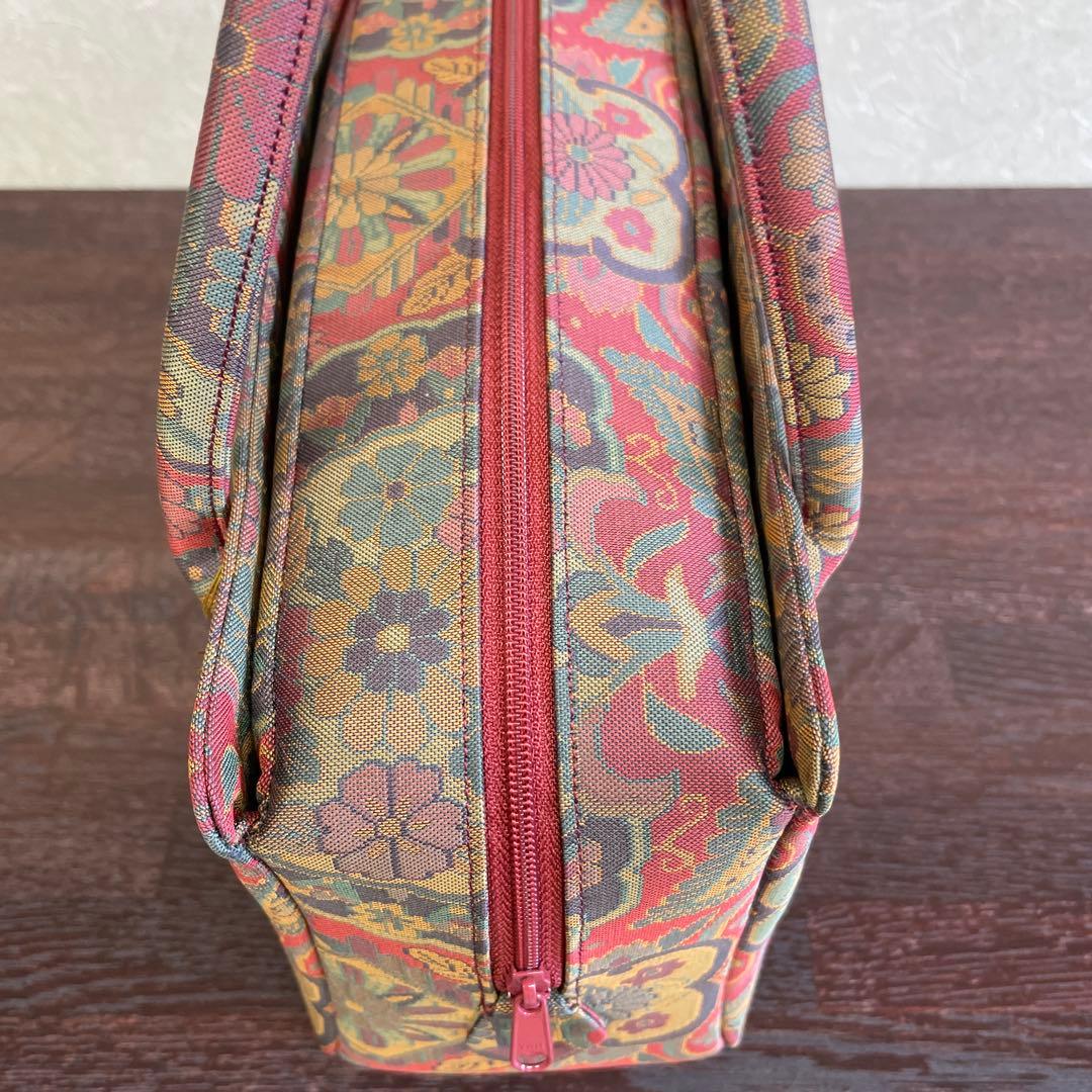 専用【お値打ち品！】正絹帯地 利休バッグ 正倉院文様 新品 未使用品