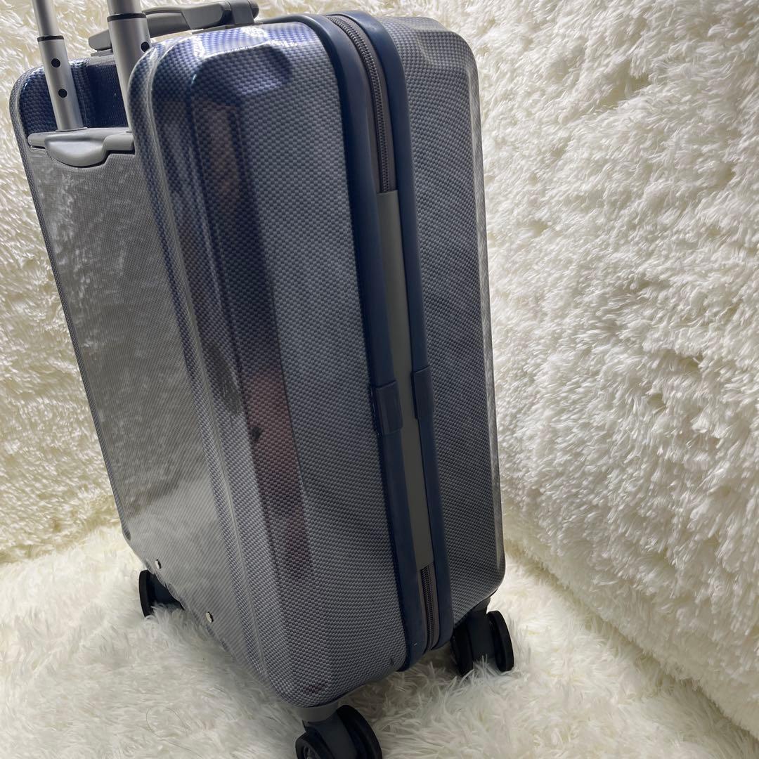 美品 ace. エース スーツケース 33L 機内持ち込みTASロック ネイビー