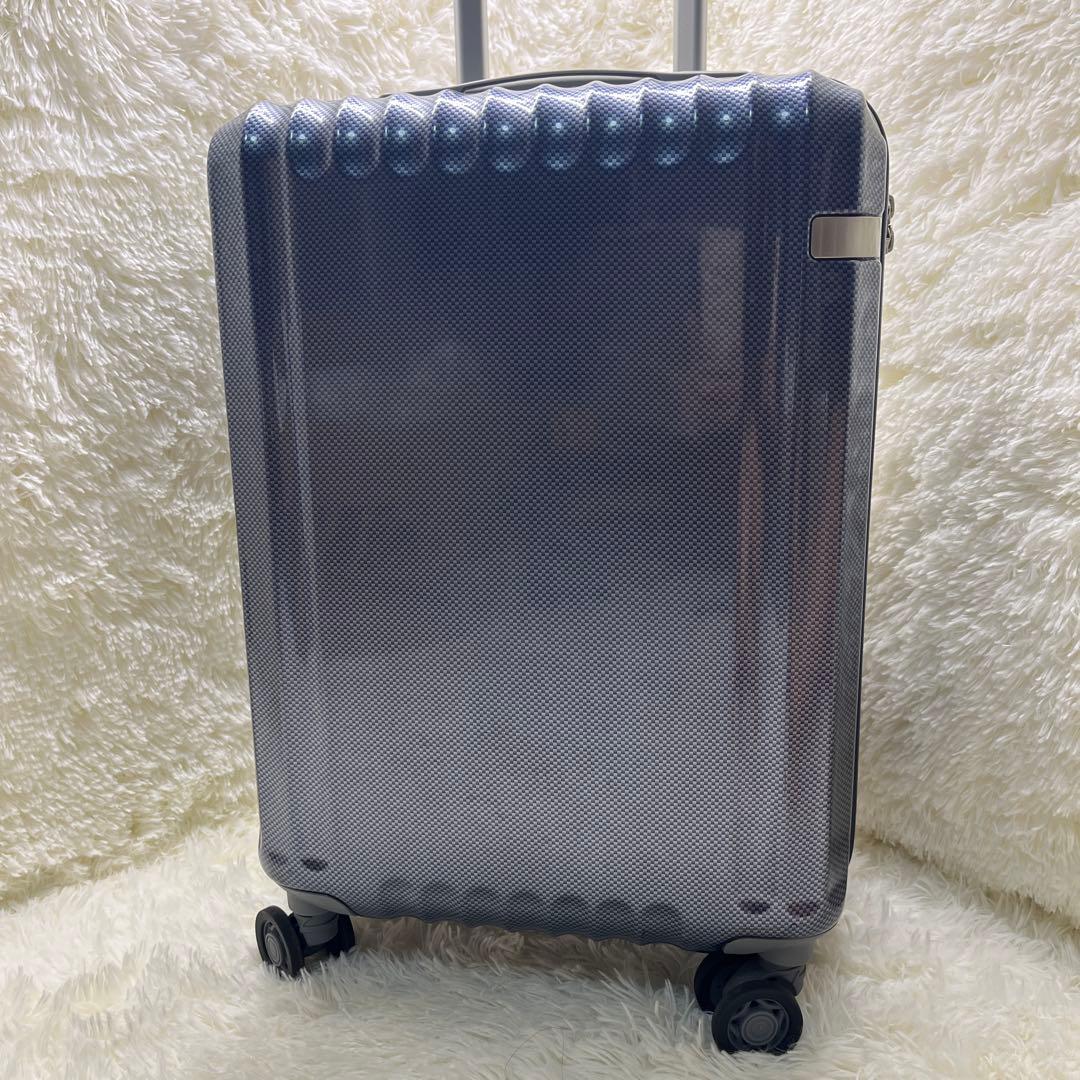 美品 ace. エース スーツケース 33L 機内持ち込みTASロック ネイビー