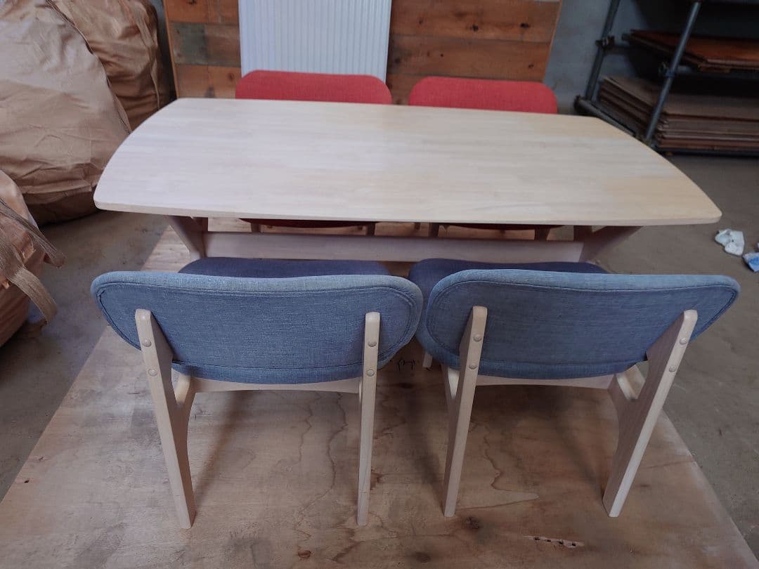 ニトリ　リラックス　ダイニングテーブル　チェア　5点セット