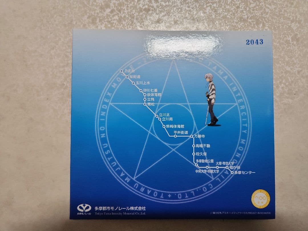 劇場版 とある魔術の禁書目録-エンデュミオンの奇蹟-記念乗車券