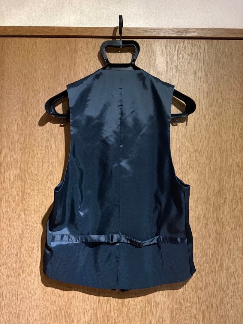 美品✨スーツセレクト　ビジネススーツ　スリーピース　ネイビー Y5