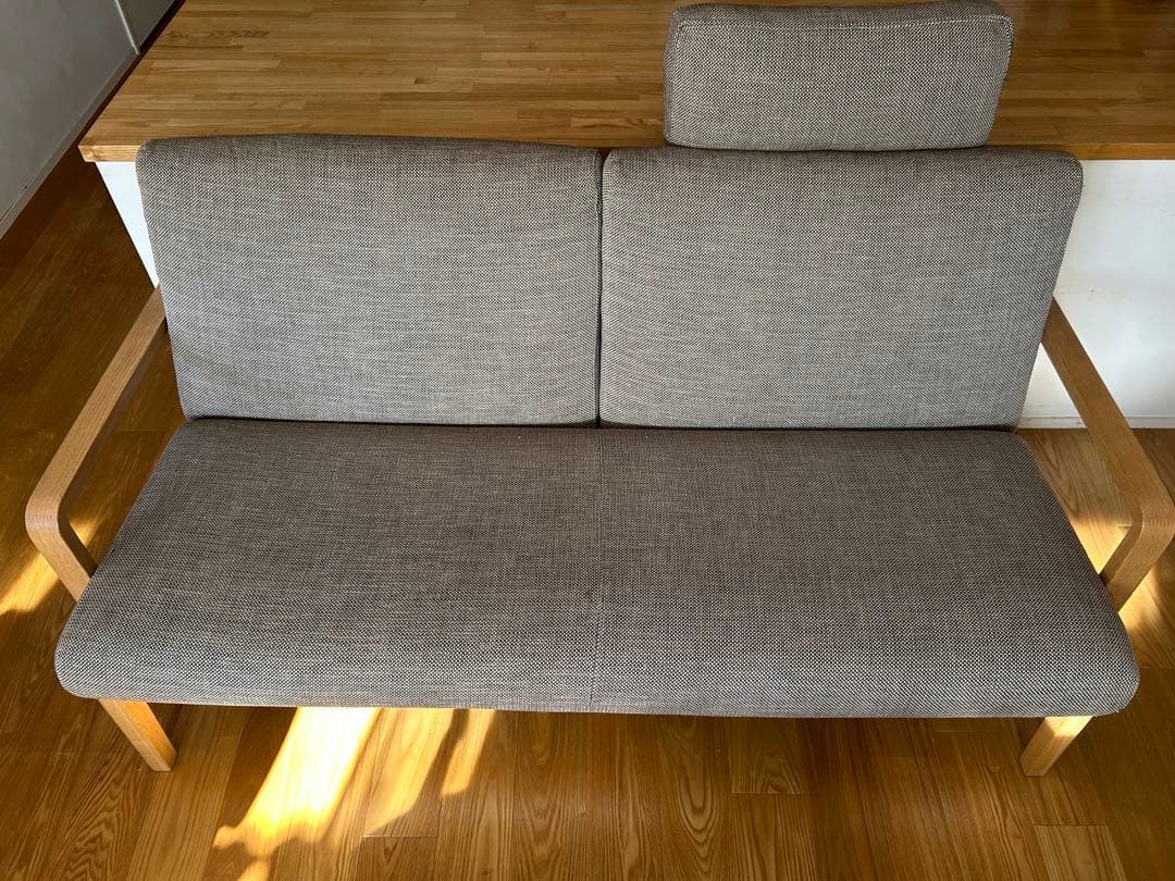 カリモク2-3人掛けソファ(WU4512 E559)