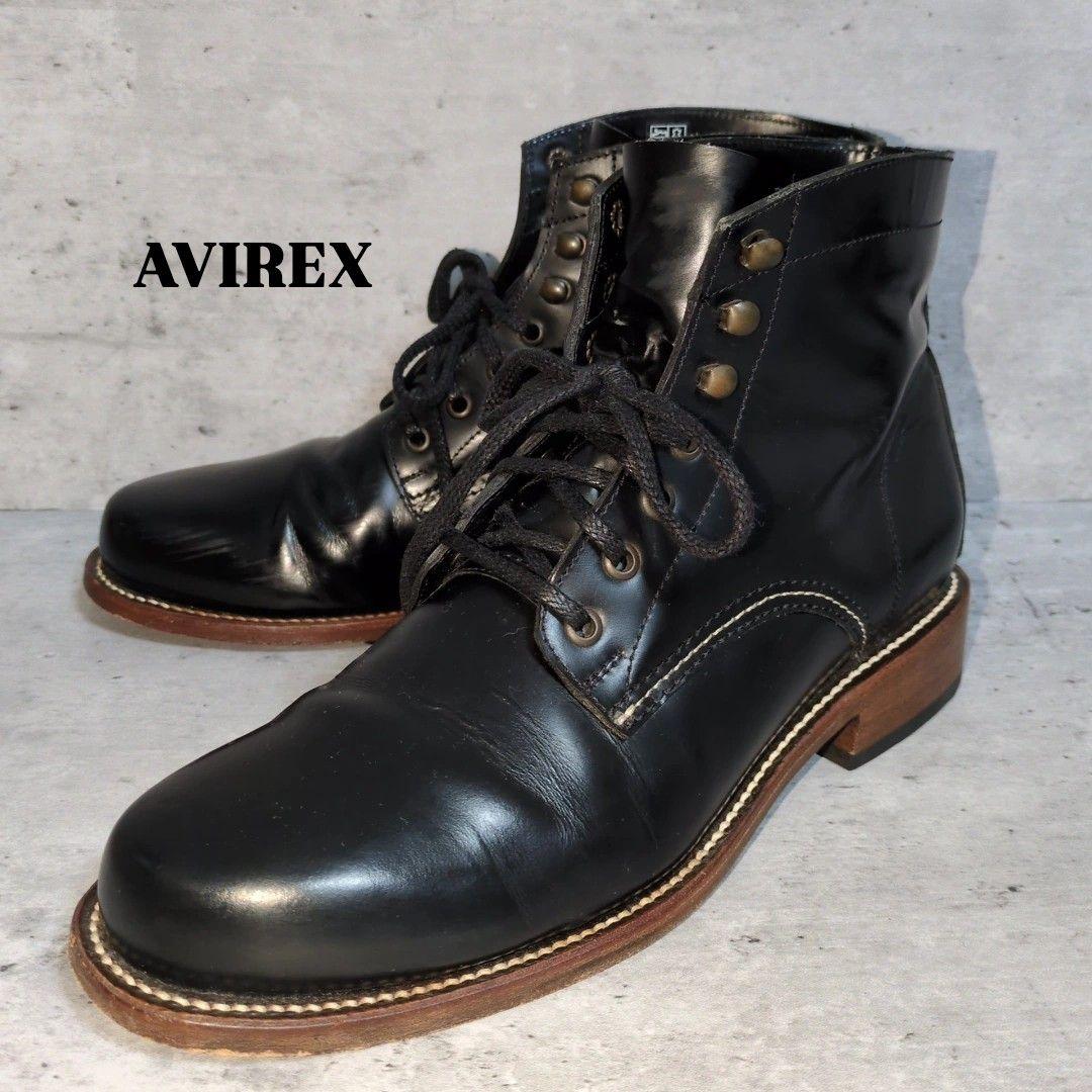 【AVIREX】COUAGER☆クーガー☆AV2650☆ブーツ☆黒☆28cm