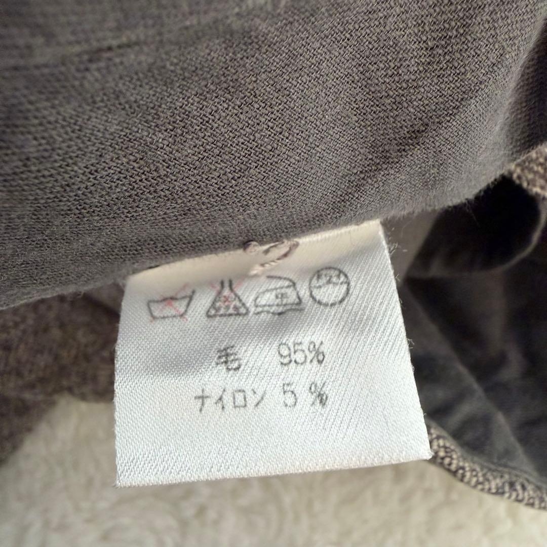 【希少】ISSEY MIYAKE MEN ウール ヘリンボーン ワイドパンツ M