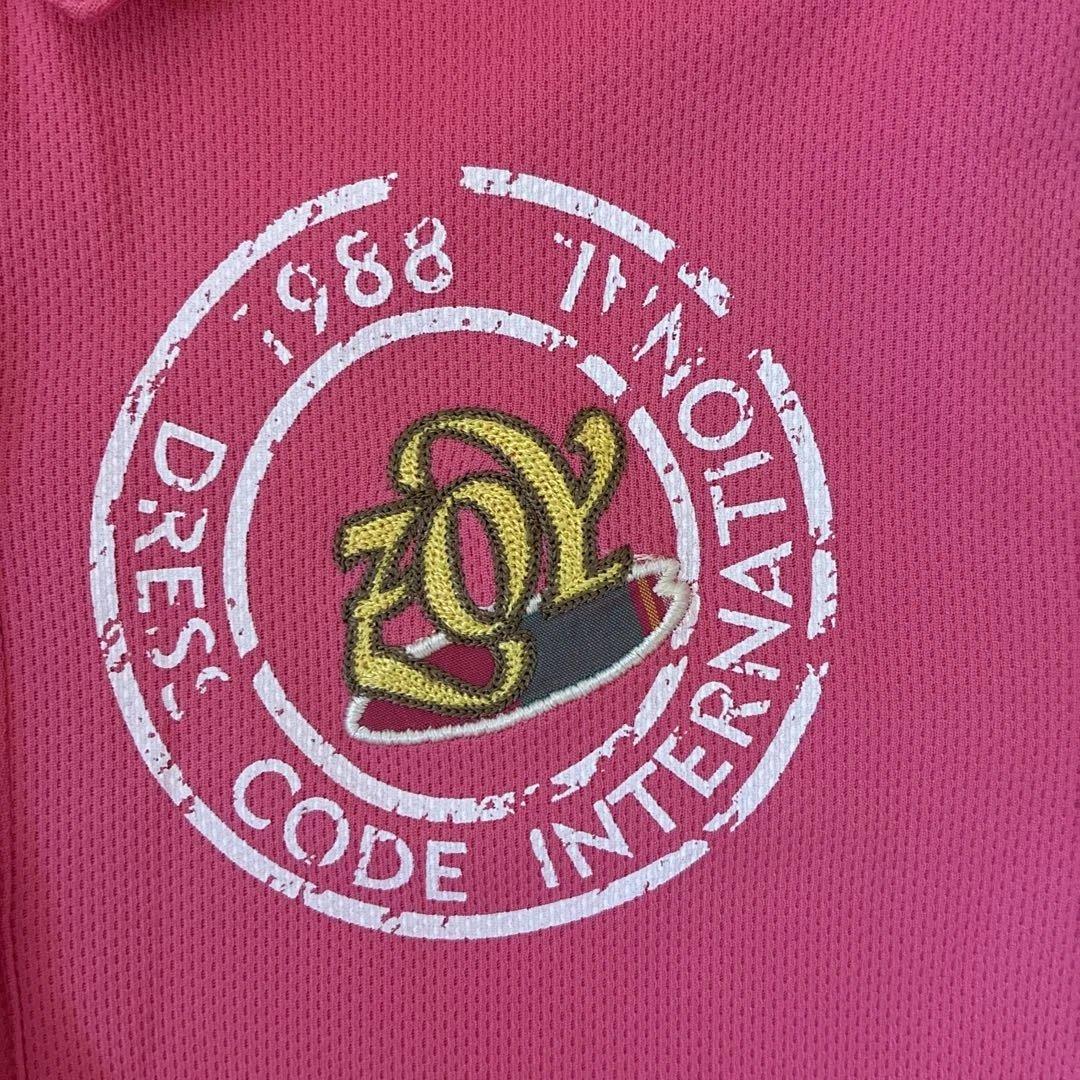 先日初優勝した、金澤志奈ちゃんのサイン入りのZoy ピンク 半袖ポロシャツ です