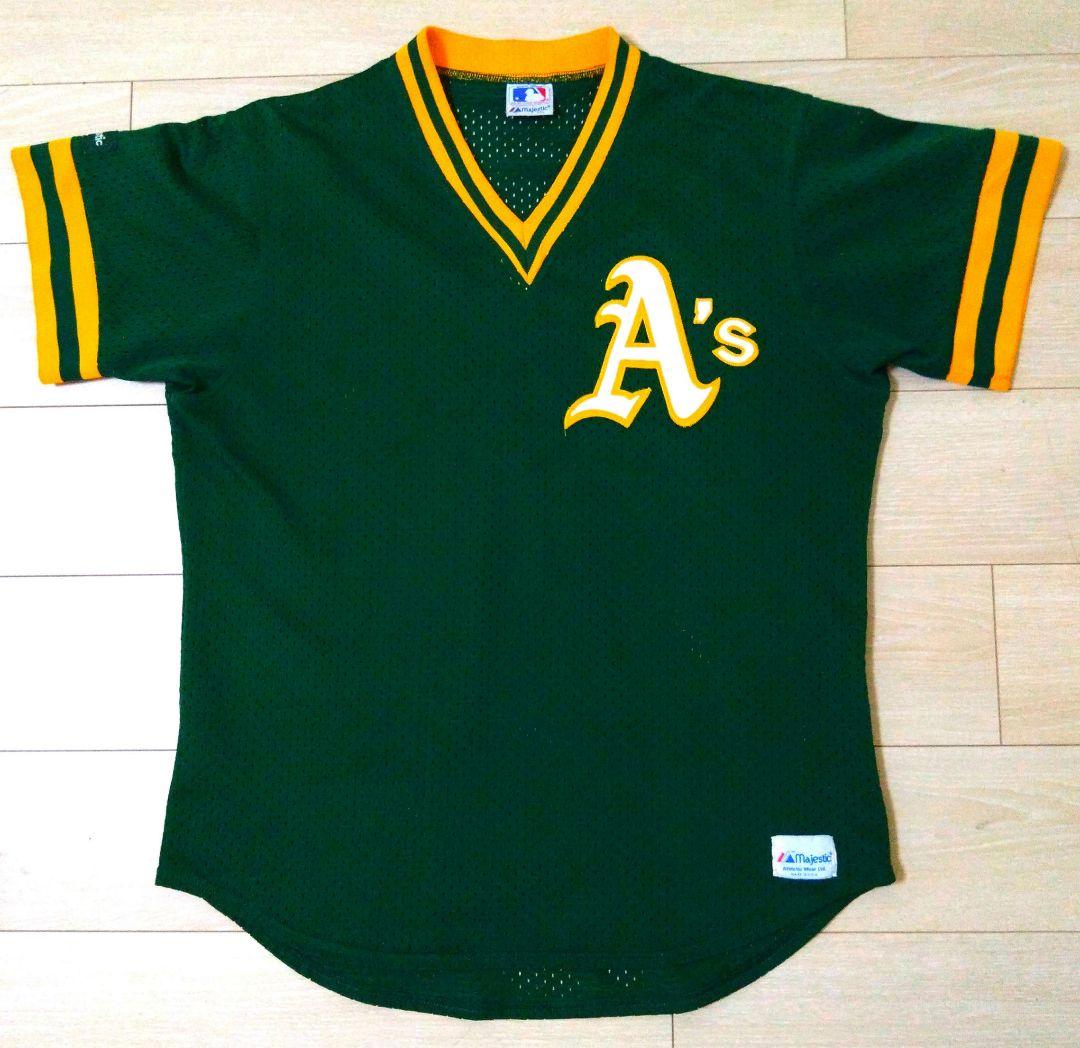 ホセ・カンセコ実使用（1990年）MLB アスレチックス バッティングジャージ