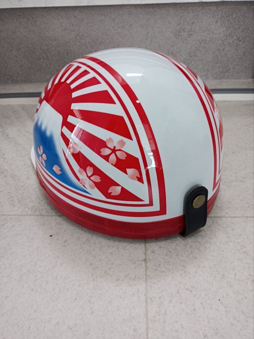 カスタムコルク半　白✘赤富士日章　富士青　桜花