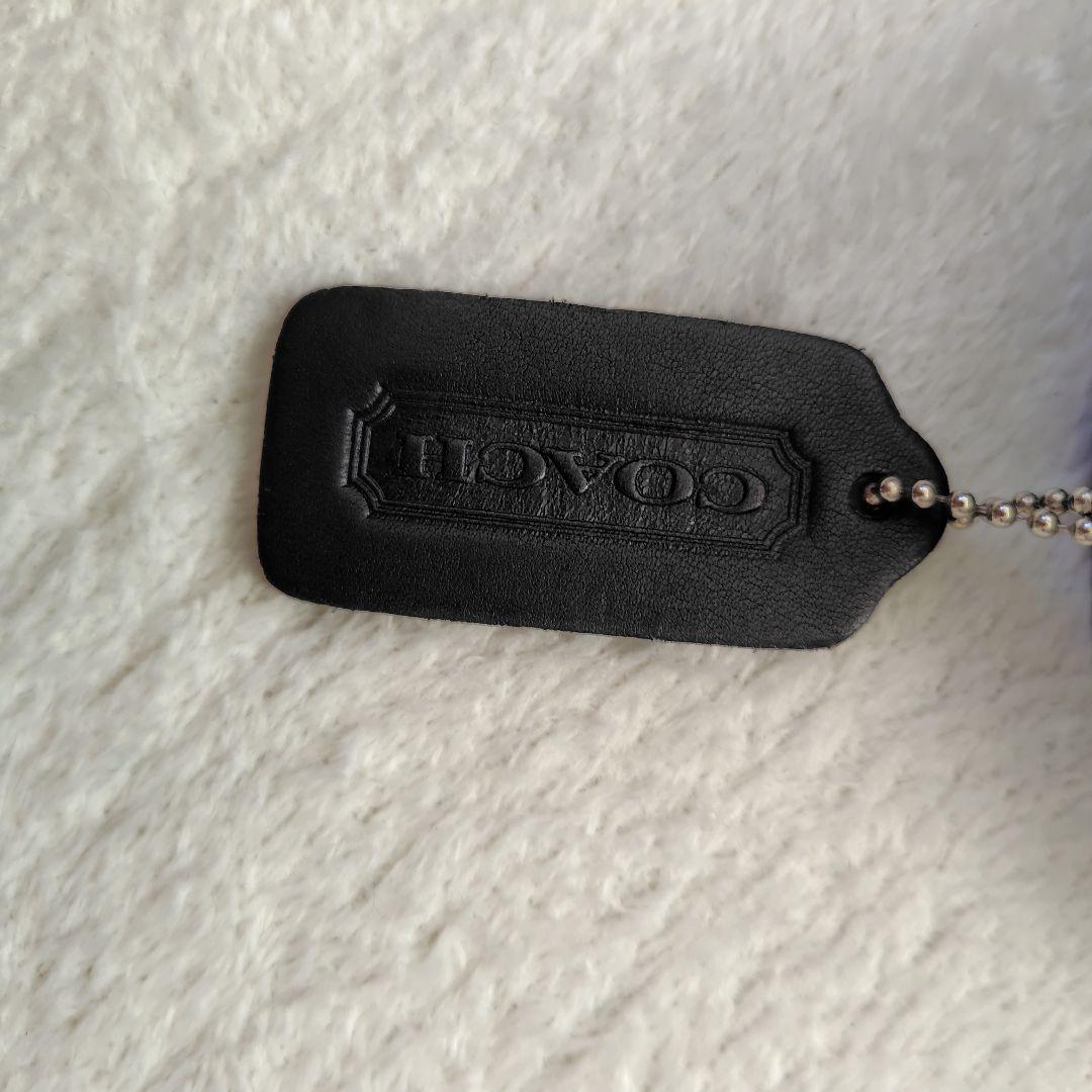 極美品 コーチ ワンショルダーバッグ エルゴ　ロゴプレート　ハーフムーン