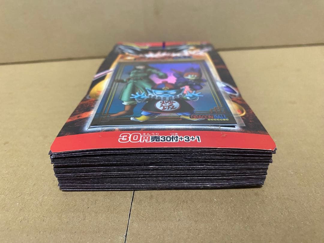ドラゴンボール トレーディングコレクション 30円売 30付+3+1 束 アマダ