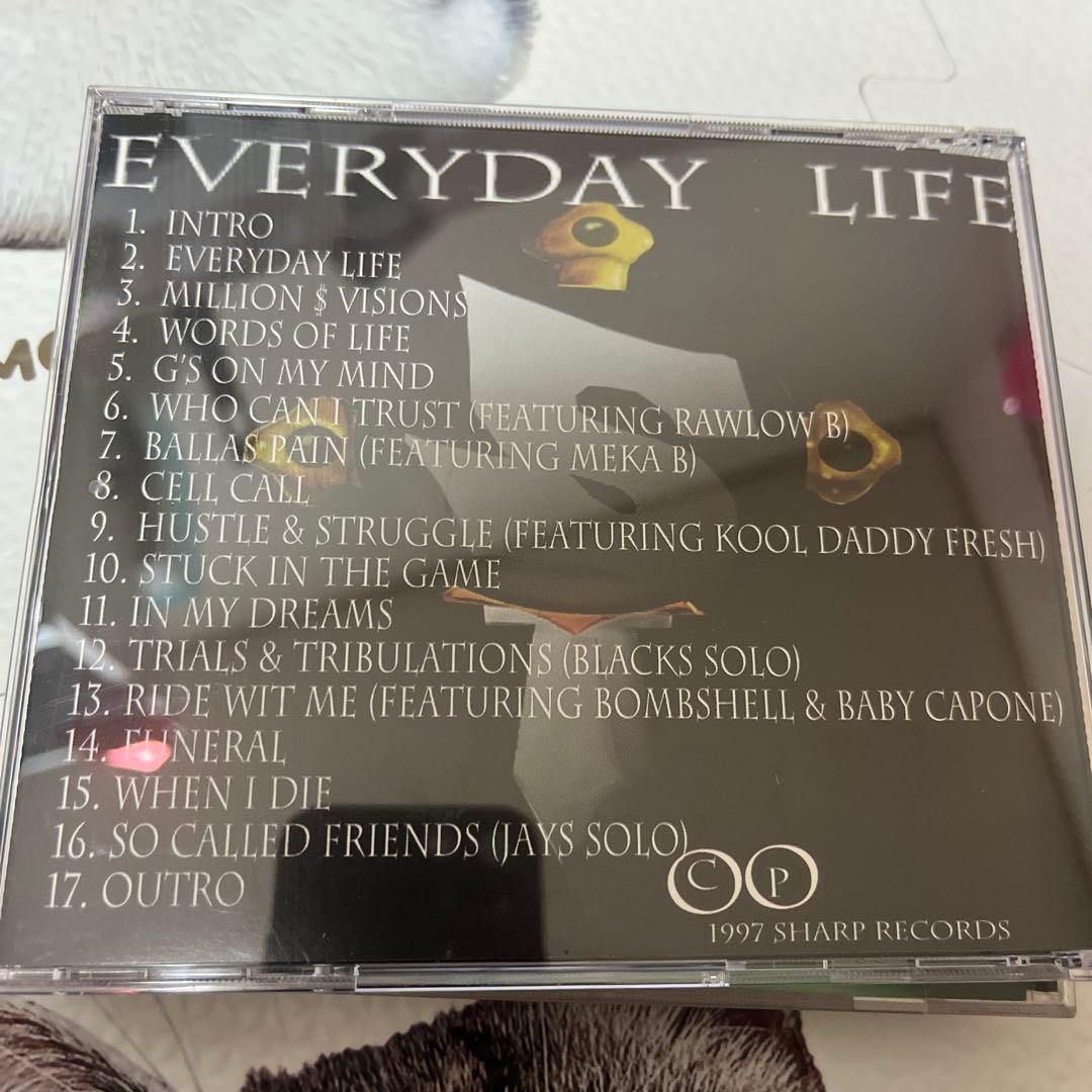 洋楽 g-rap BLACK&JAY EVERYDAY LIFE g-funk