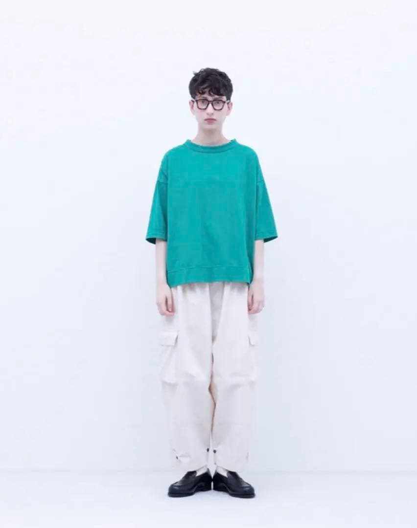 FIRMUM ポリエステルコットンツイル ギャザーミリタリーパンツ XS