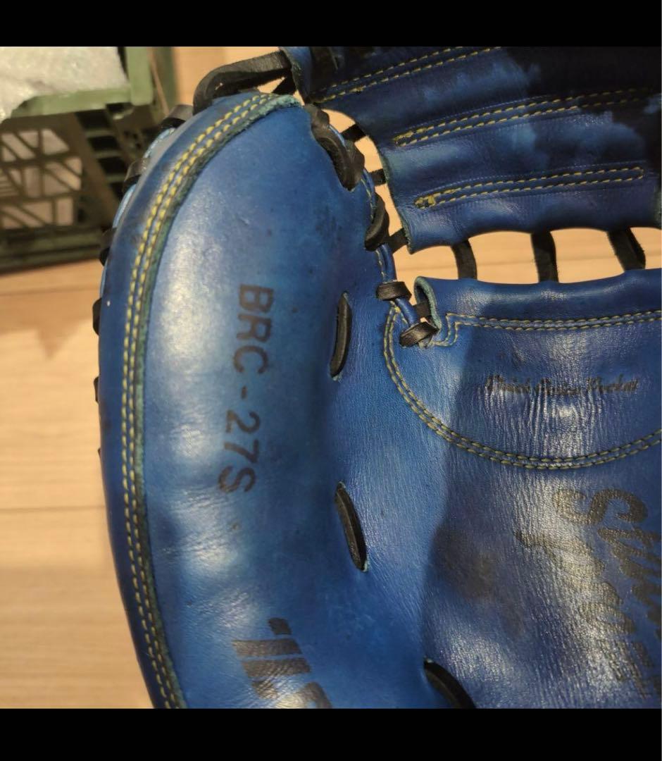 ZETT キャッチャーミット 青