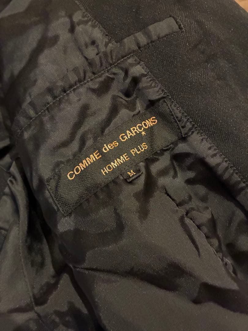 コムデギャルソンオムプリュス　ポリエステル 縮絨　フック　ジャケット 21SS
