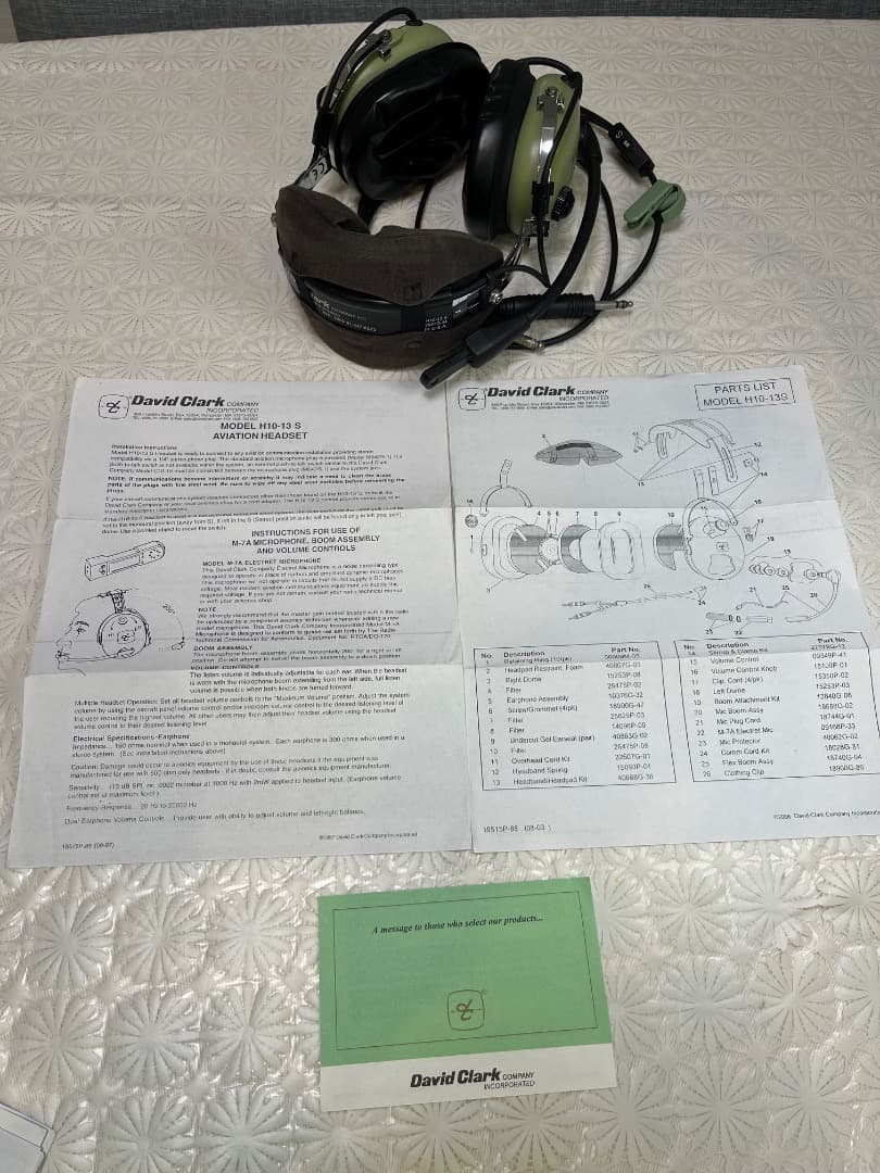 David Clark H10-13S ヘッドセット
