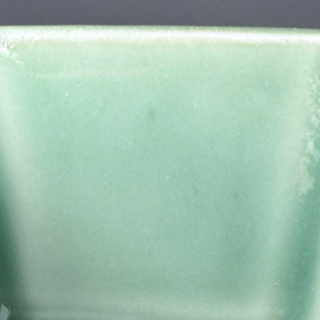 明治鍋島　隅切方形向付　五客　特注共箱付　蒐集家放出品　上品は釉薬