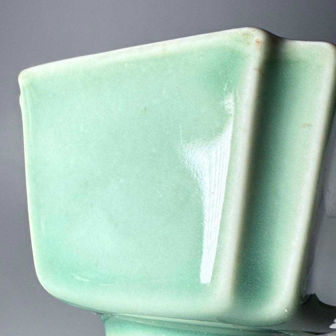 明治鍋島　隅切方形向付　五客　特注共箱付　蒐集家放出品　上品は釉薬