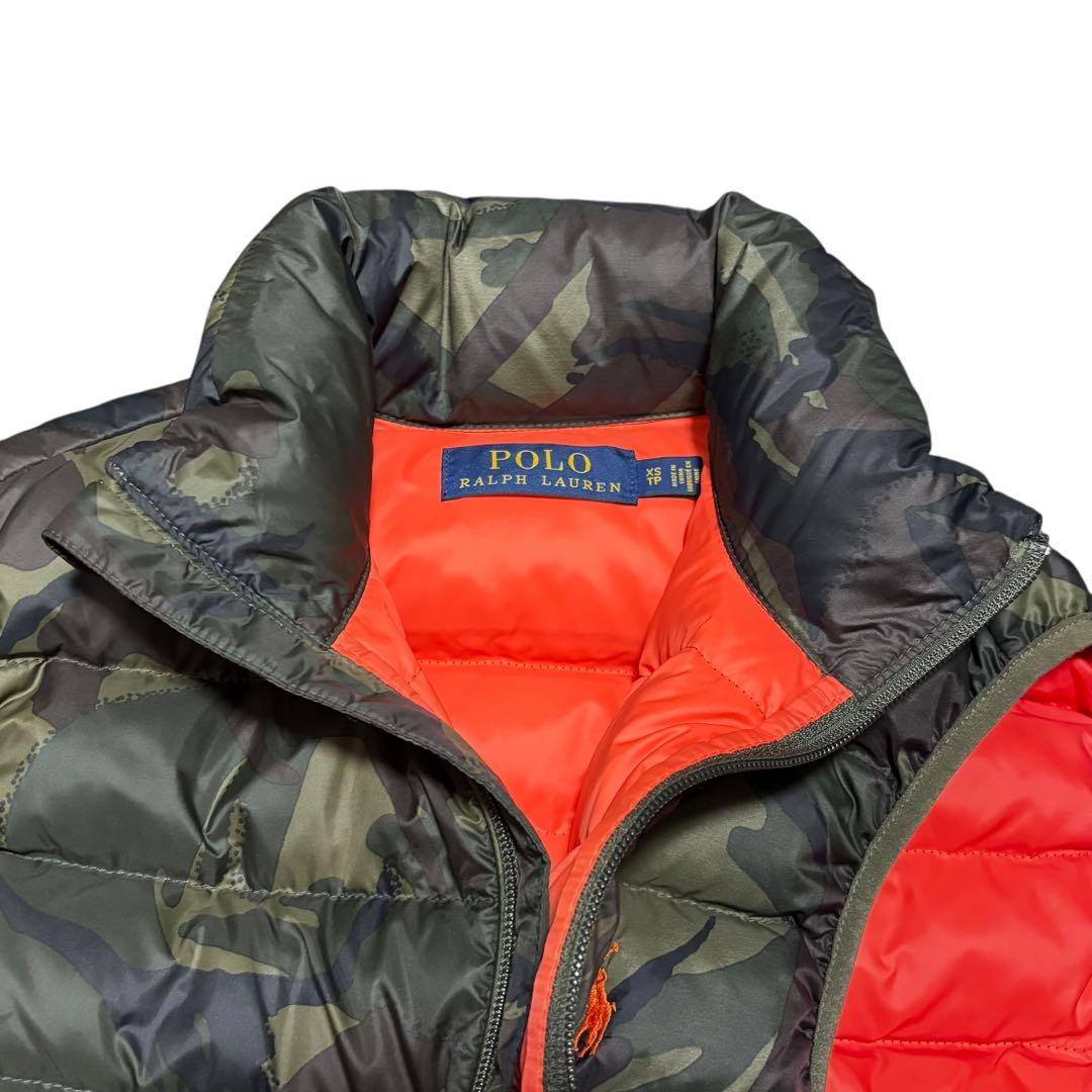 POLO RALPH LAUREN ダウンベスト 迷彩 XSサイズ