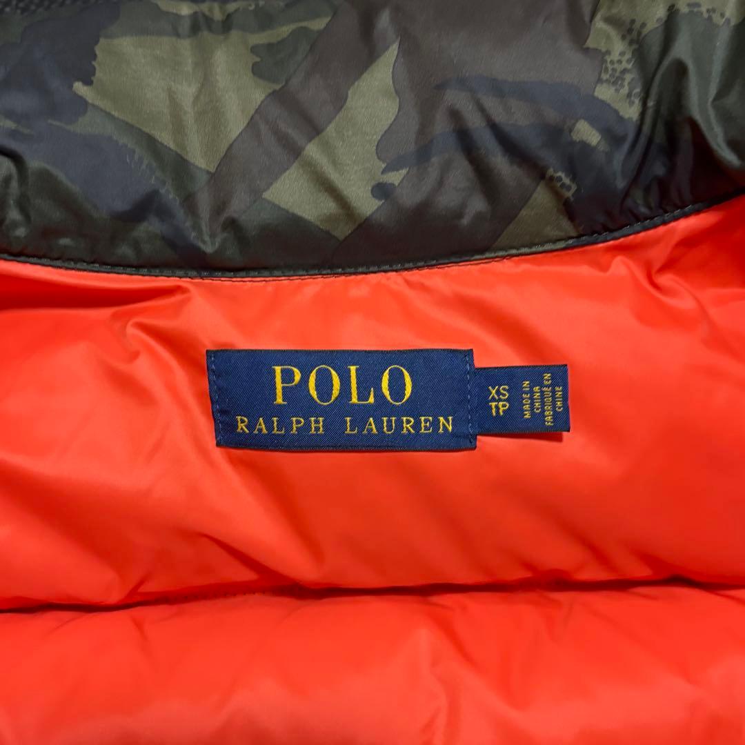 POLO RALPH LAUREN ダウンベスト 迷彩 XSサイズ