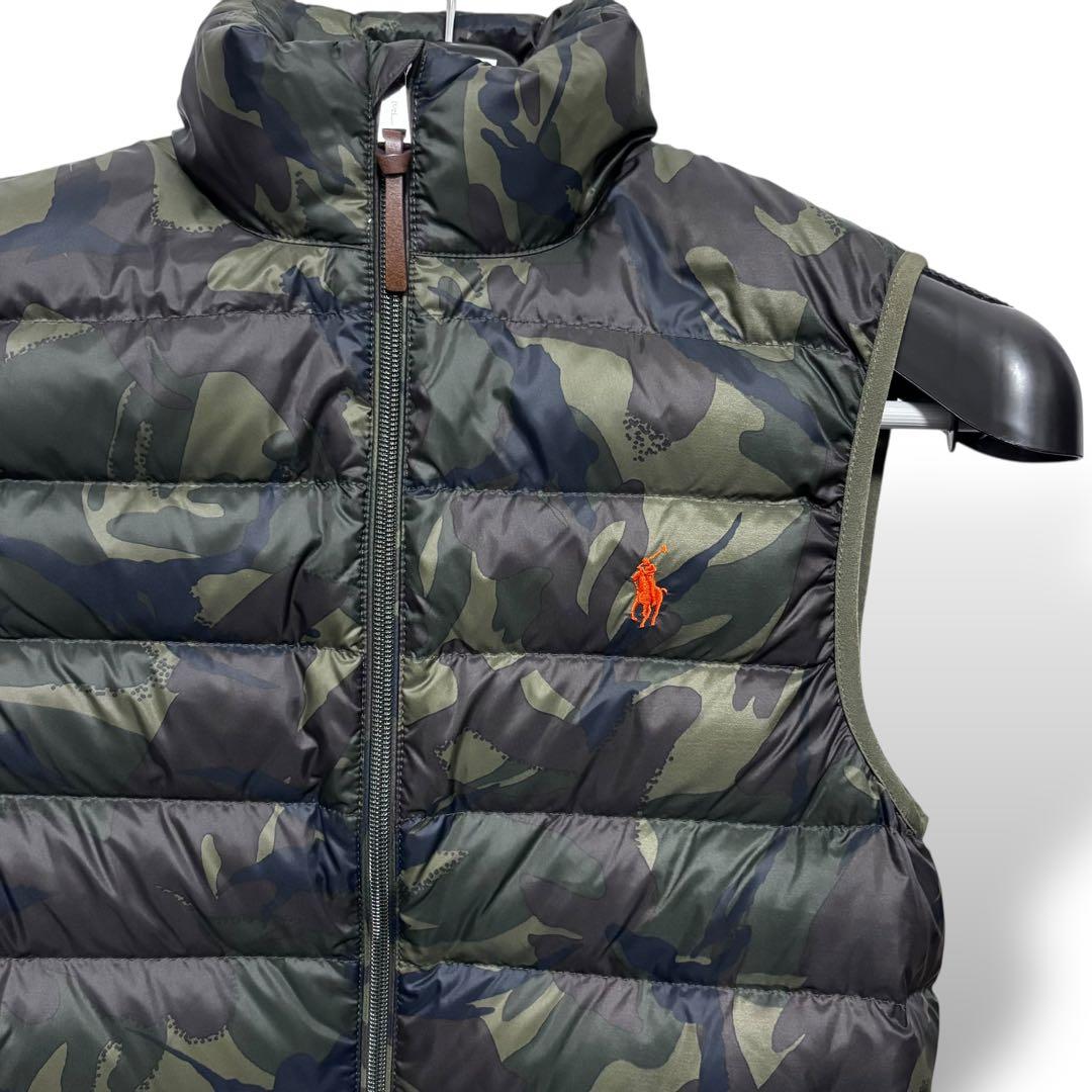 POLO RALPH LAUREN ダウンベスト 迷彩 XSサイズ