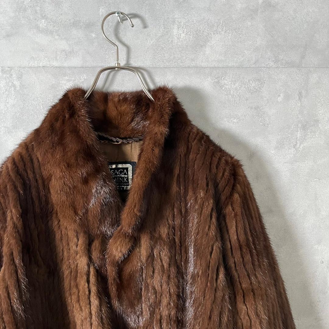SAGA MINK サガミンク ショート丈 ミンクファー ジャケット N194