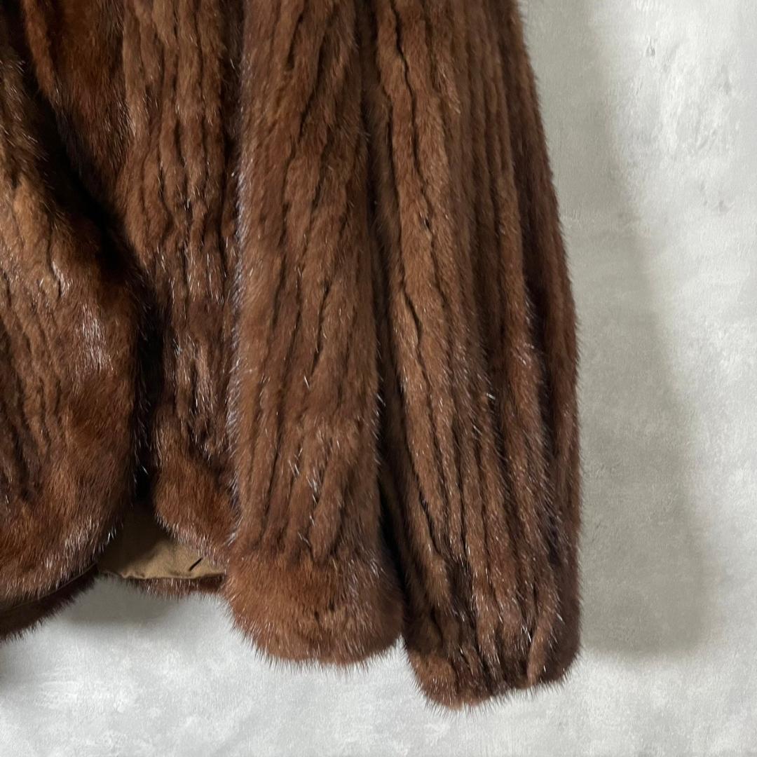 SAGA MINK サガミンク ショート丈 ミンクファー ジャケット N194