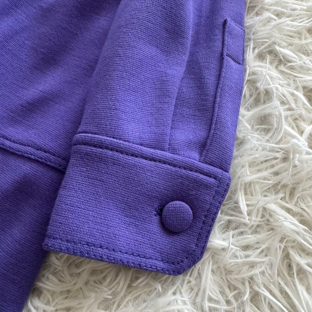 【ミュウミュウ】オールインワン　キュロット　パープル 38　ショート丈
