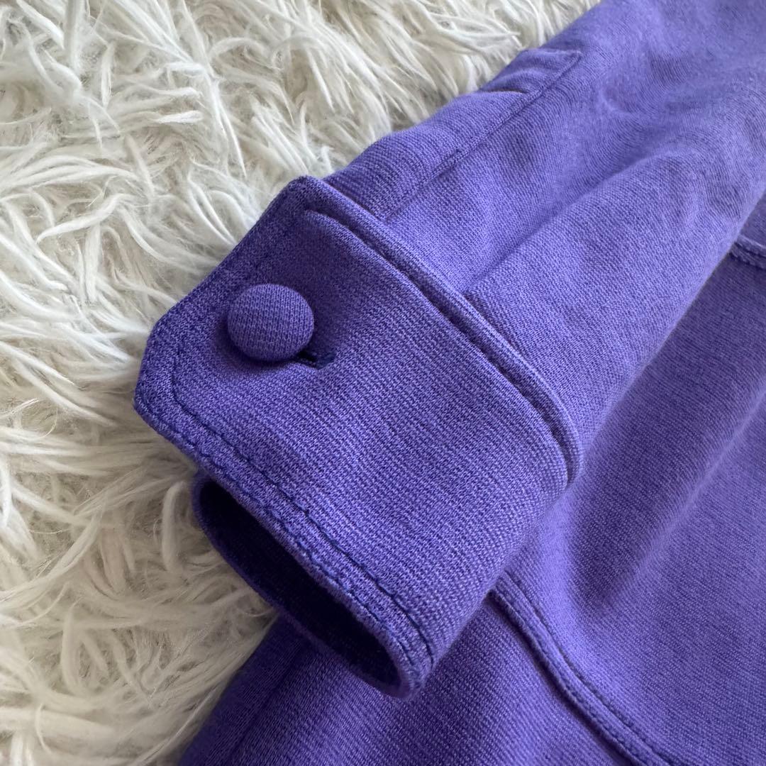 【ミュウミュウ】オールインワン　キュロット　パープル 38　ショート丈