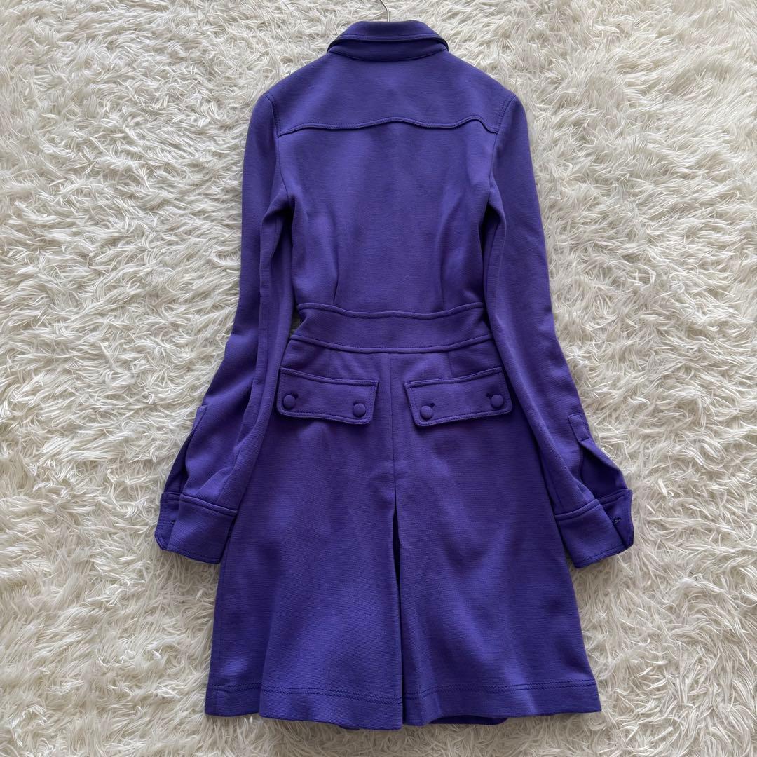 【ミュウミュウ】オールインワン　キュロット　パープル 38　ショート丈