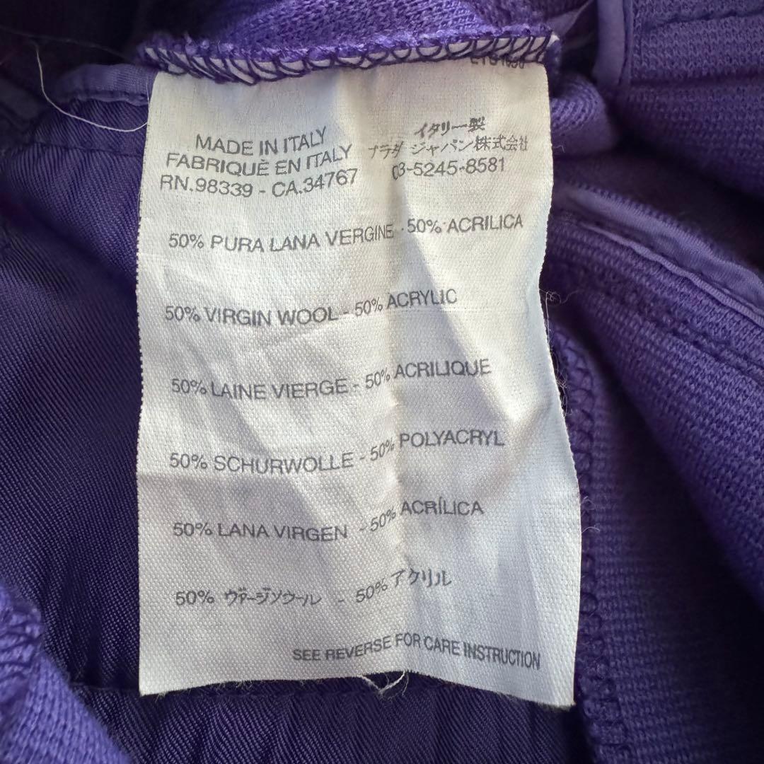 【ミュウミュウ】オールインワン　キュロット　パープル 38　ショート丈