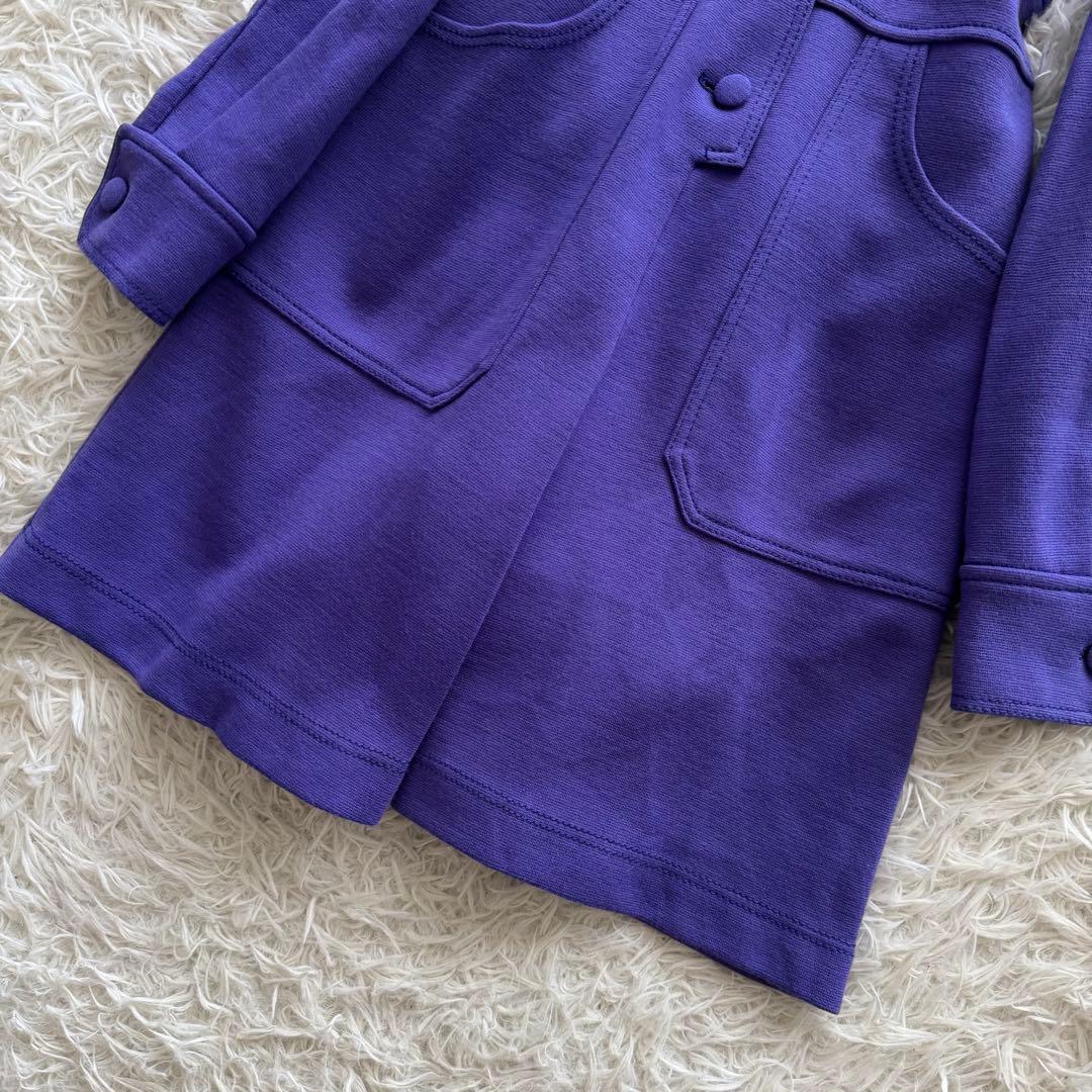 【ミュウミュウ】オールインワン　キュロット　パープル 38　ショート丈