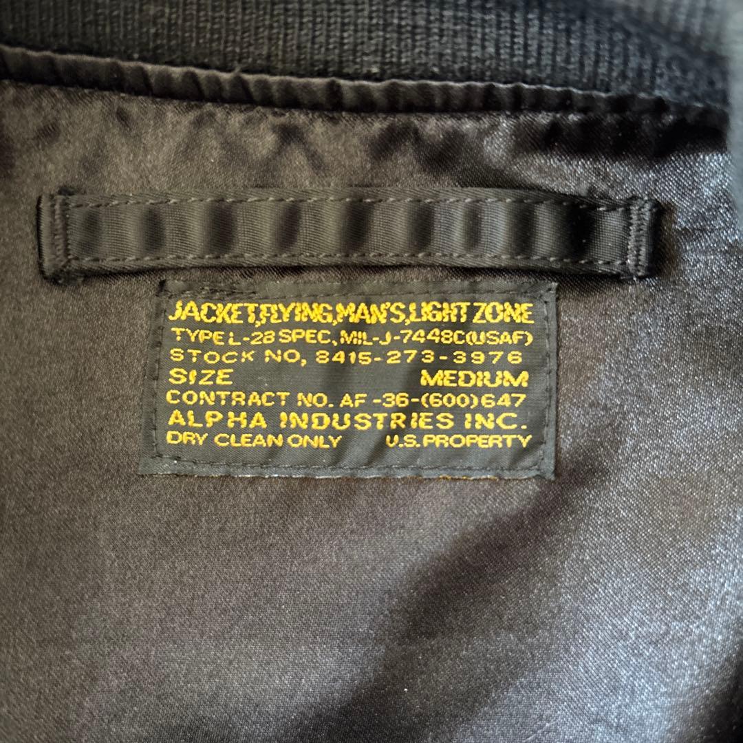 ALPHA INDUSTRIES フライトジャケットL-2B(Lサイズ)