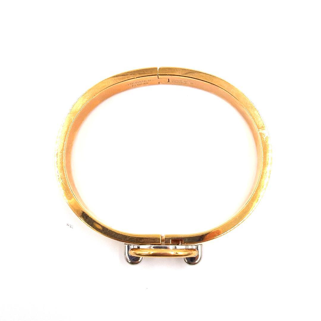 ✨️極美品✨️ エルメス ミニクリック シェーヌダンクル バングル ゴールド