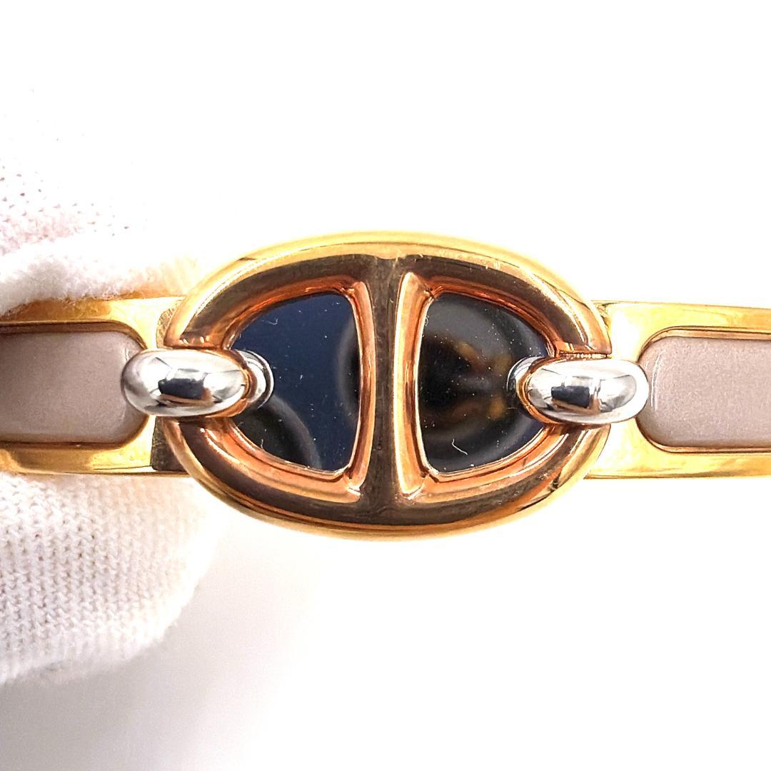 ✨️極美品✨️ エルメス ミニクリック シェーヌダンクル バングル ゴールド