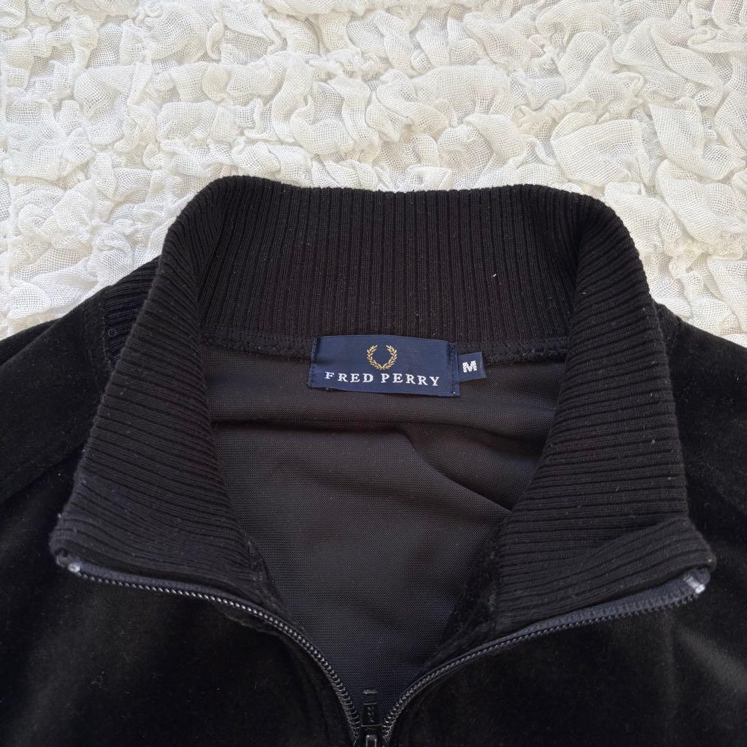 希少日本製　フレッドペリー ベロアトラックジャケットリブライン