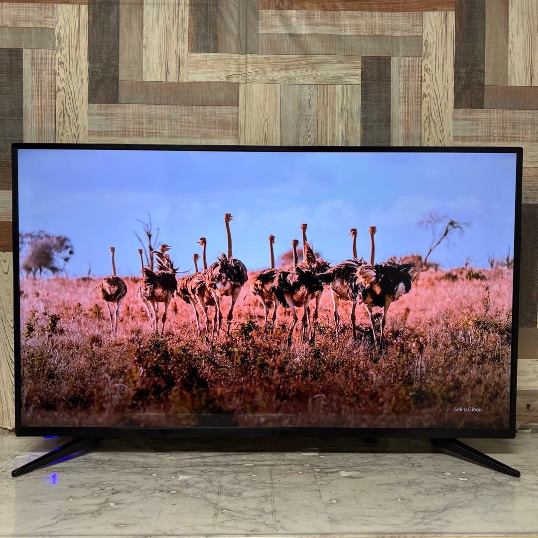 全国送料込❣️ティーズネットワーク50V型4K液晶テレビHDR対応Wチューナ