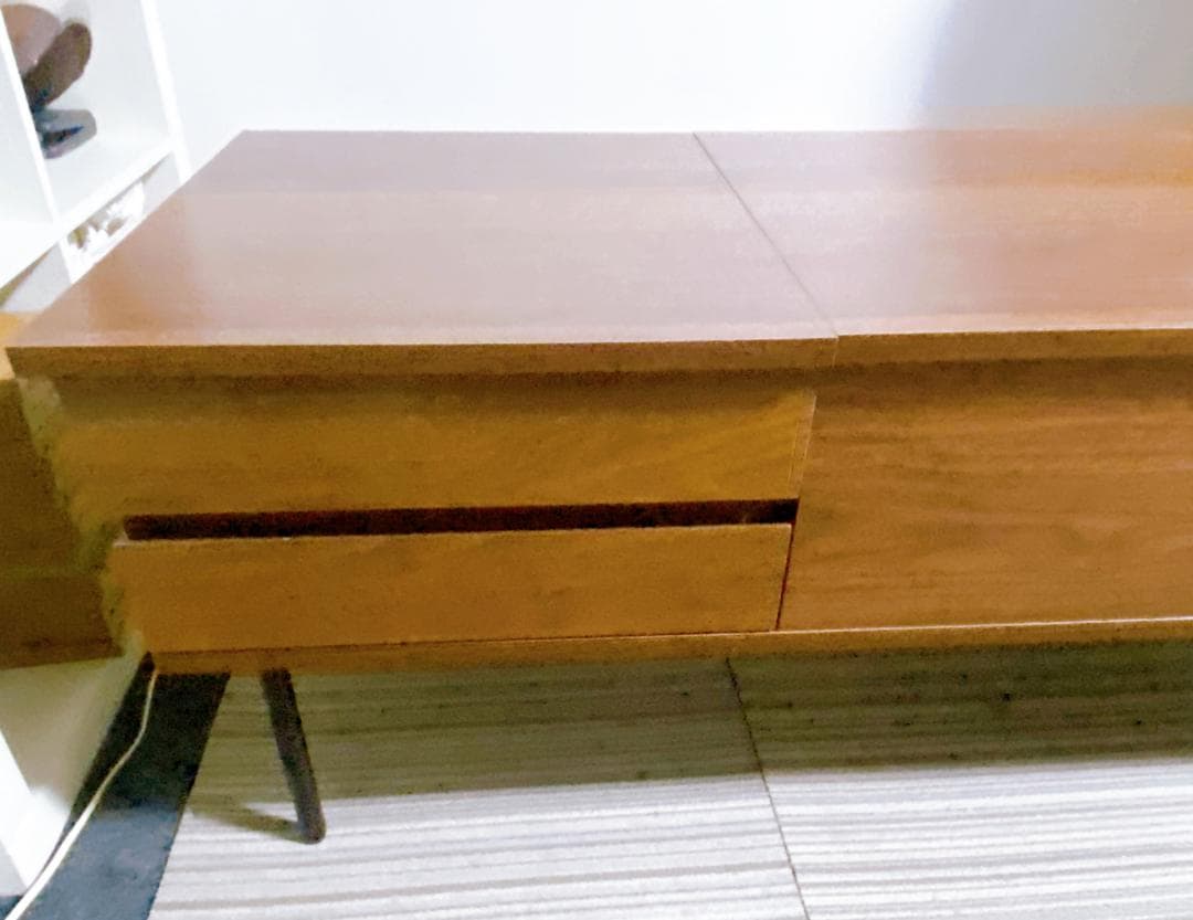 エアリゾーム ローテーブル 天板昇降式 収納付 北欧 モダン おしゃれテーブル