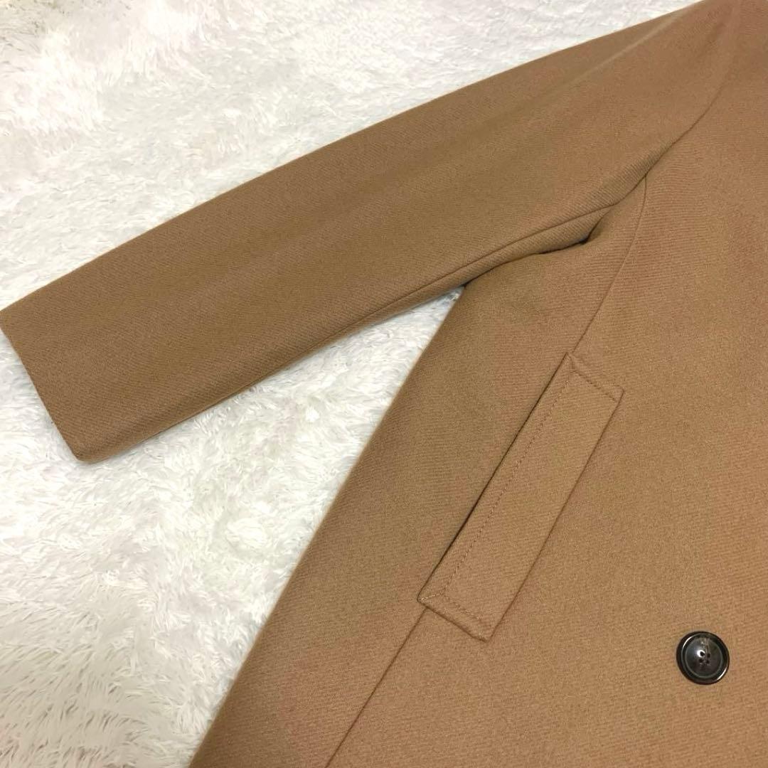 美品⭐️23区 ウールカシミヤ混 ブラウン ピーコート 大きいサイズ