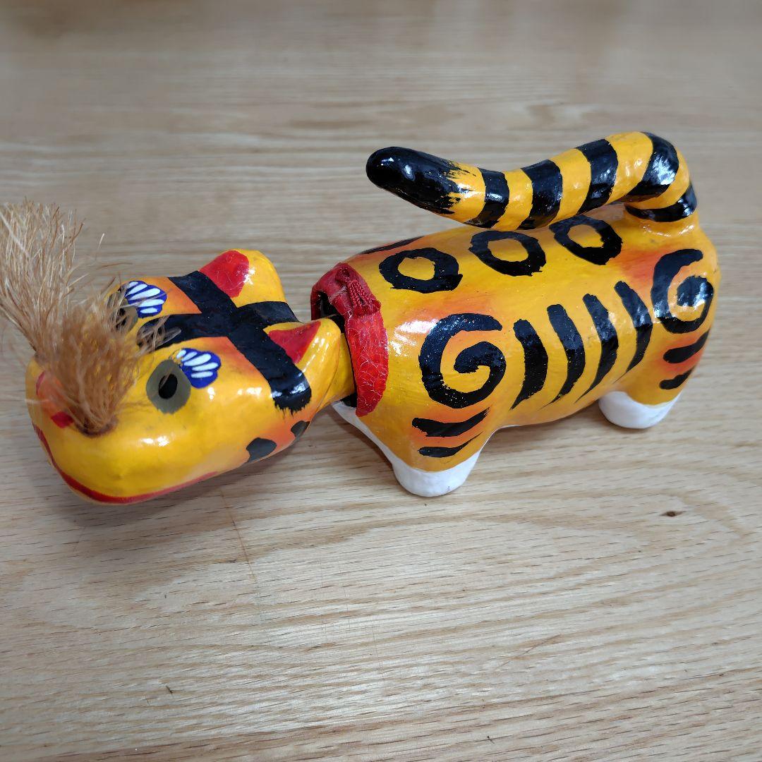 【希少】静岡張子　首振りの虎　沢屋