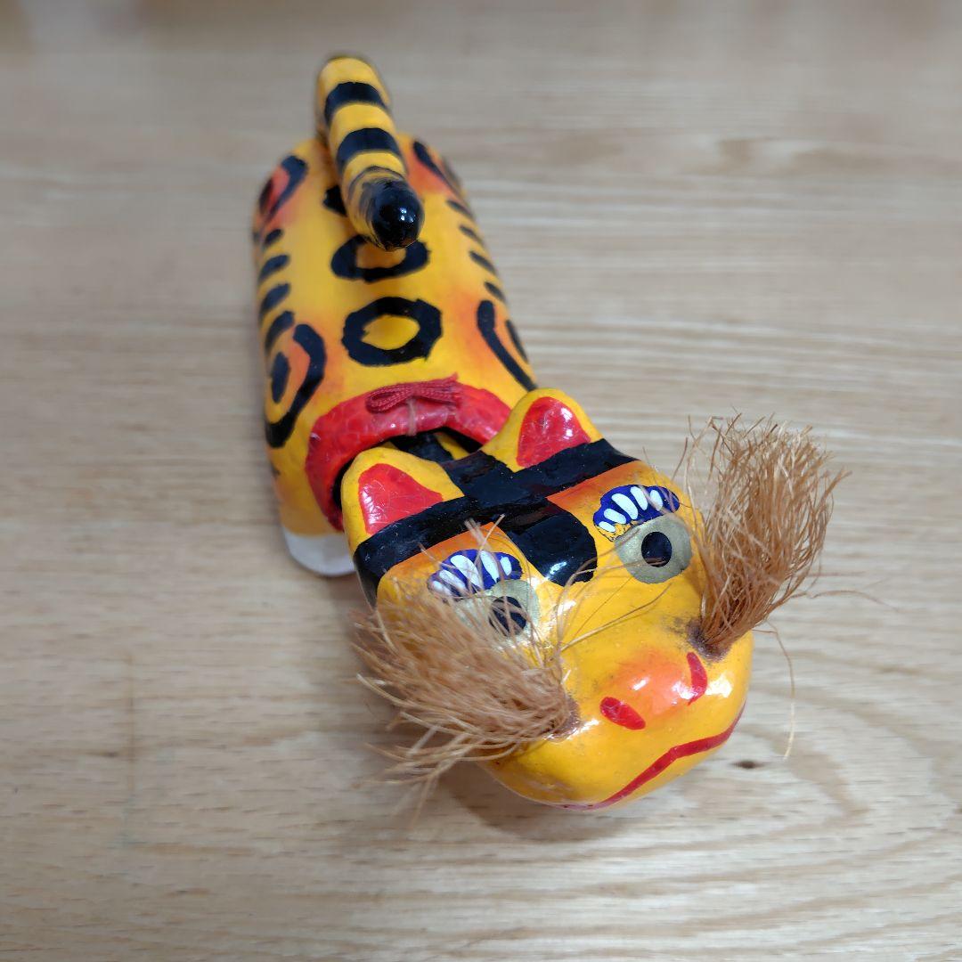 【希少】静岡張子　首振りの虎　沢屋