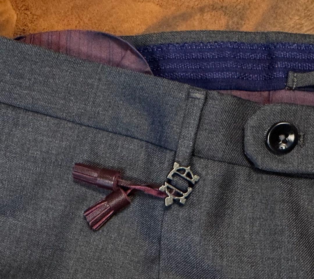 インコテックス 1NT024 スリムフィット　１プリーツパンツ