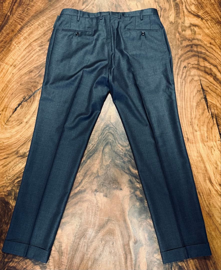 インコテックス 1NT024 スリムフィット　１プリーツパンツ