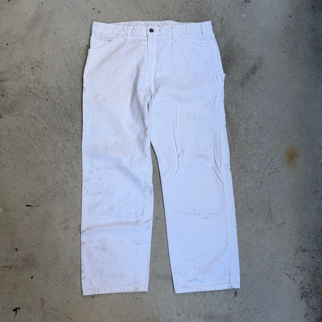 Dickes ペンキペインターパンツ ディッキーズ 白 ビンテージ 38×30