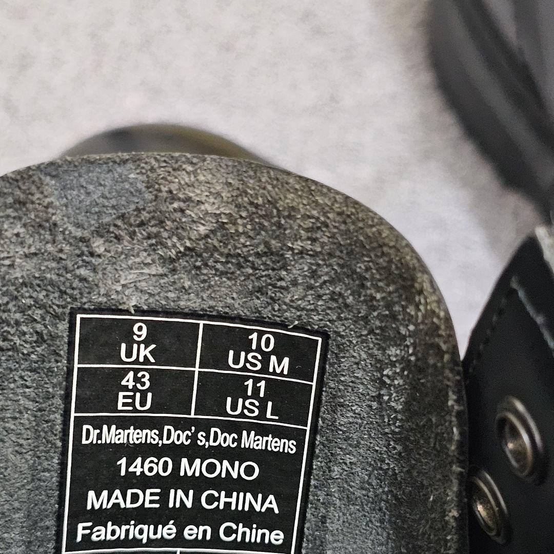 UK9 ドクターマーチン 8ホール 1460 MONO オールブラック