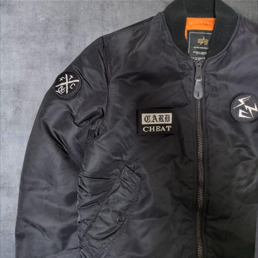 FTC アルファインダストリーズ MA-1 コラボ リバーシブル M ワッペン