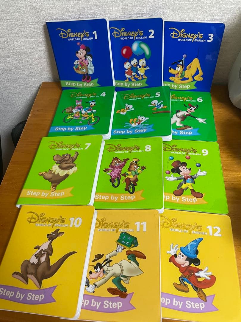 ディズニー英語システム　ステップバイステップ　DWE 美品　全巻　セット売り